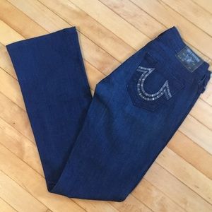 True Religion Tori dark wash boot cut jeans